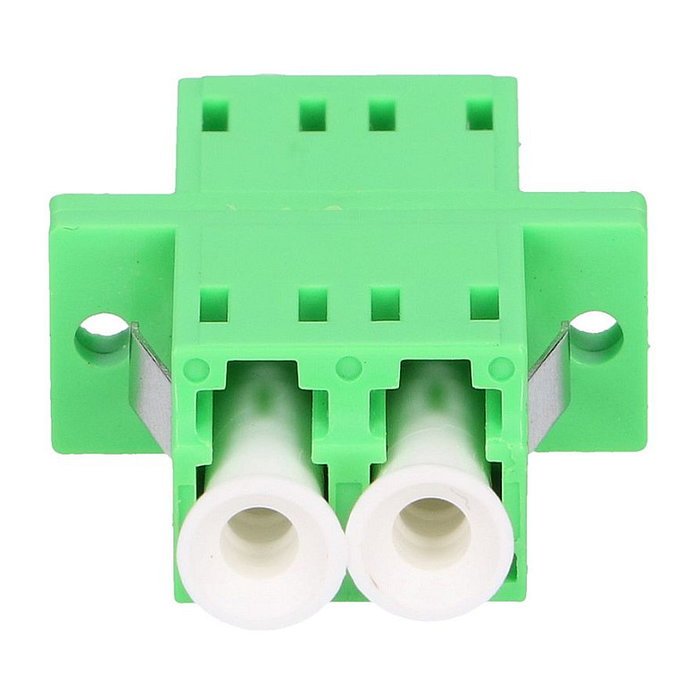Extralink Adaptador LC/APC Single Mode Duplex LC/APC Uncoated Verde de Plástico y Cerámica Extralink Adaptador LC/APC Single Mode Duplex LC/APC Uncoated Verde de Plástico y Cerámica