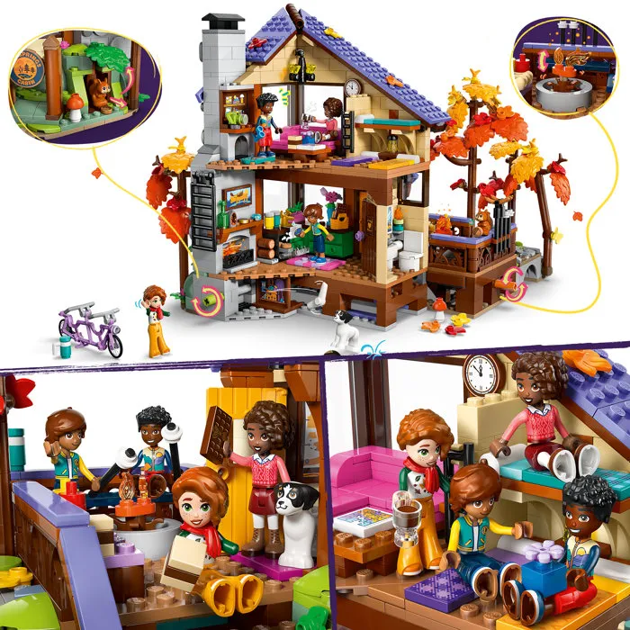 Lego LEGO Friends 42705 Cabaña acogedora en el bosque - Casa en miniatura para mayores de 9 años