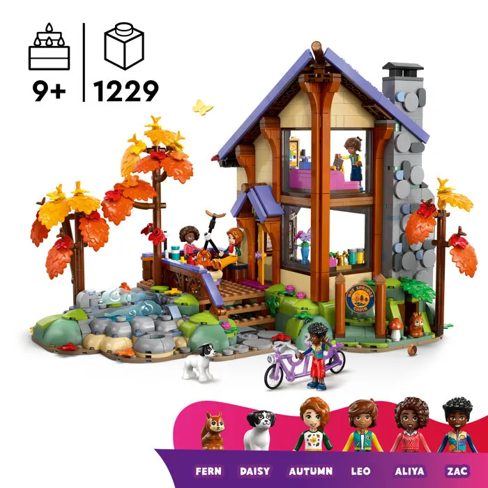 Lego LEGO Friends 42705 Cabaña acogedora en el bosque - Casa en miniatura para mayores de 9 años