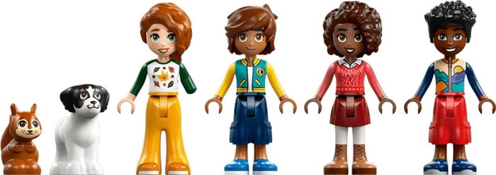 LEGO Friends 42705 Acogedora Cabaña Otoñal en el Bosque de 1229 piezas