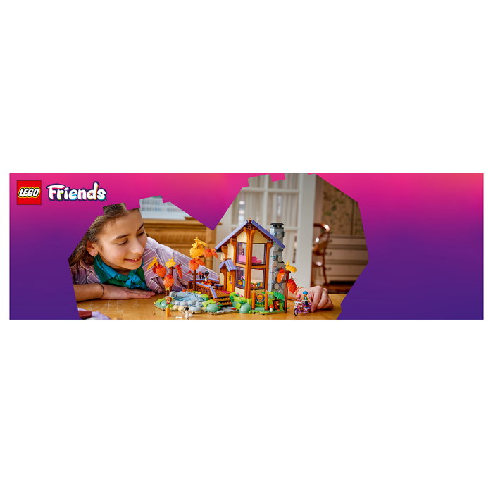 LEGO Friends 42705 Acogedora Cabaña Otoñal en el Bosque de 1229 piezas