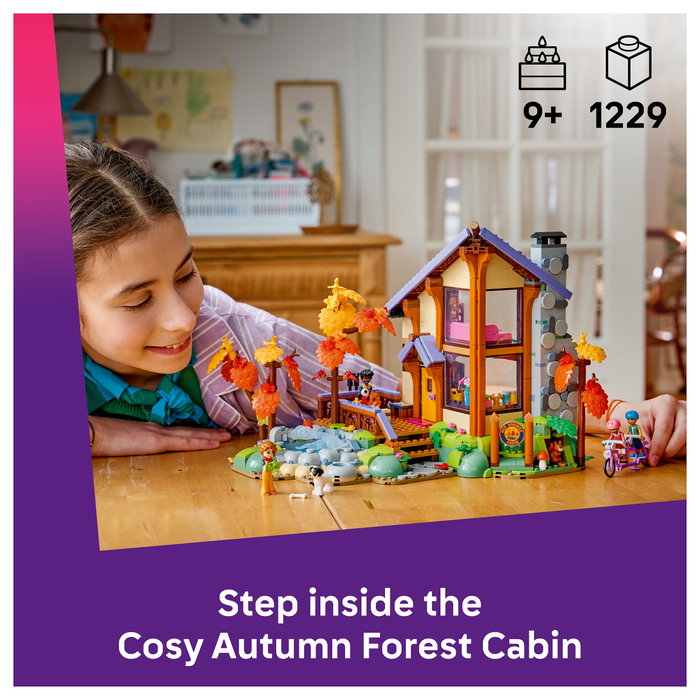 LEGO Friends Acogedora Cabaña Otoñal en el Bosque 42705