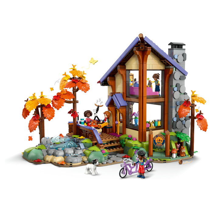 LEGO Friends 42705 Acogedora Cabaña Otoñal en el Bosque de 1229 piezas