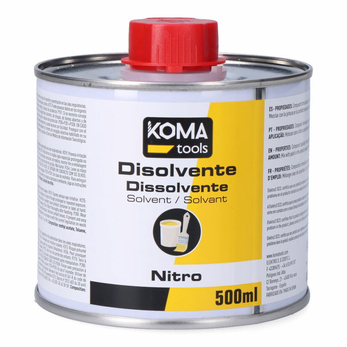 Koma Tools Disolvente Sintético 500 ml Koma Tools Disolvente Sintético 500 ml