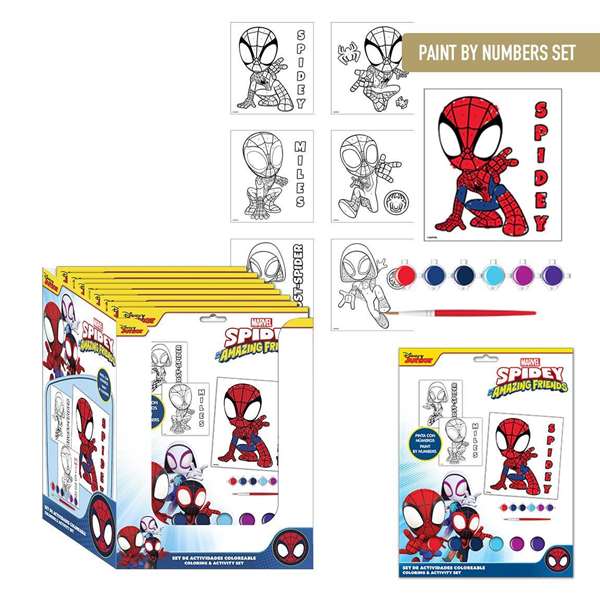 Cerdá Set De Papelería Coloreable Spidey 22.6 X 29.8 X 1.0 Cm