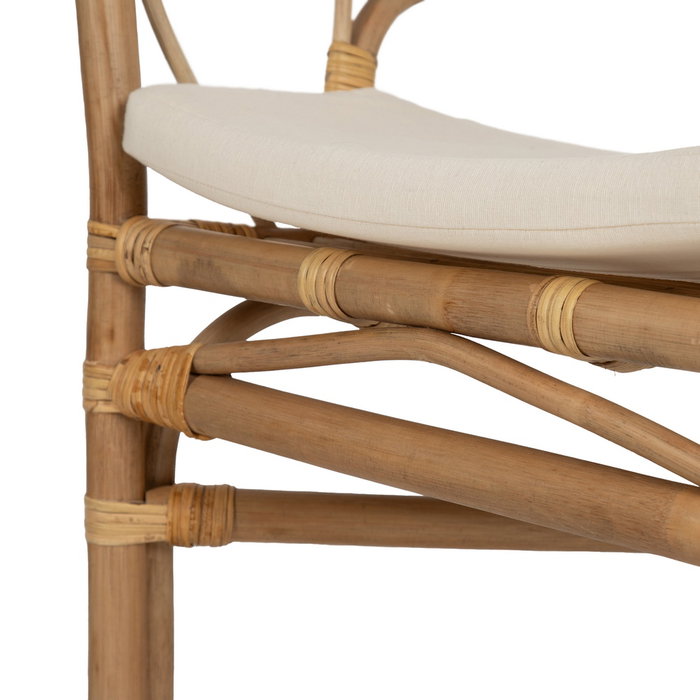 Silla Miel Ratán Salón 58 X 59 X 78 cm