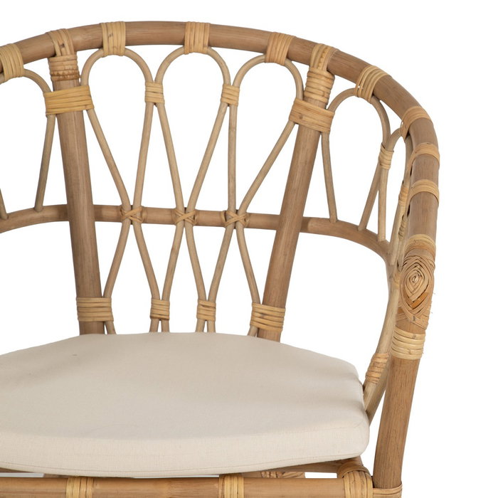Silla Miel Ratán Salón 58 X 59 X 78 cm
