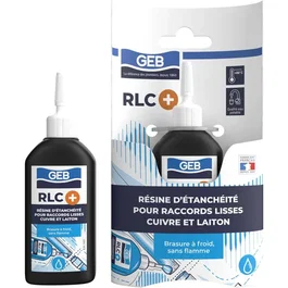 GEB GEB3283988146558 - RLC + Resina para Conexiones de Latón y Cobre, sin Llama - 30 ml