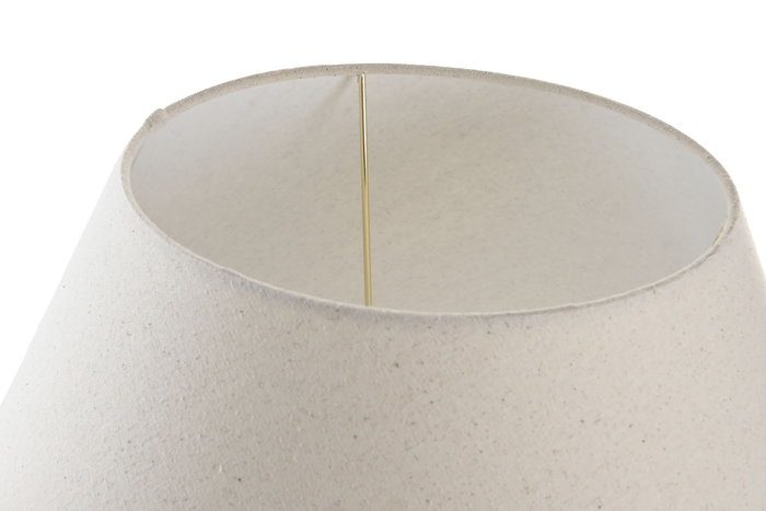 DKD Home Decor Lámpara de Sobremesa Urban Gris Beige en Cemento con Casquillo E27, 50 x 50 x 65 cm