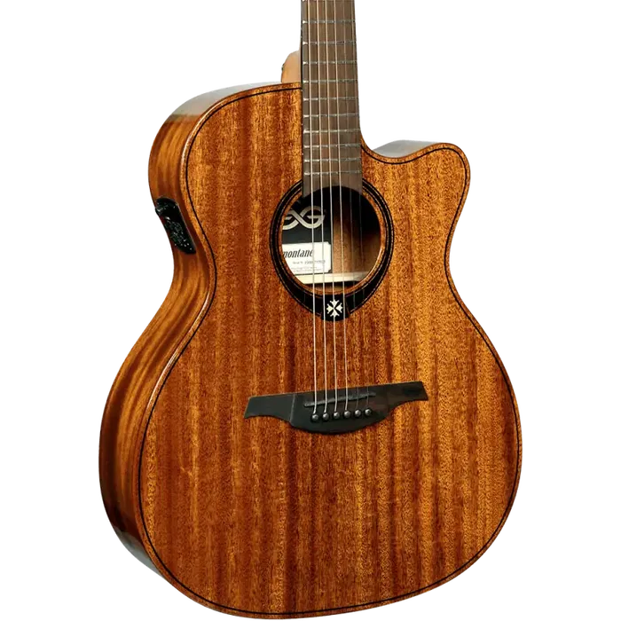 LAG Tramontane 98 Guitarra Acústica Auditorium Cutaway Electroacústica Caoba Maciza Natural
