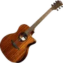 LAG Tramontane 98 Guitarra Acústica Auditorium Cutaway Electroacústica Caoba Maciza Natural