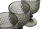 DKD Home Decor Copa Basicos Gris Cristal Set de 6 piezas 8.7 x 17 x 8.7 cm