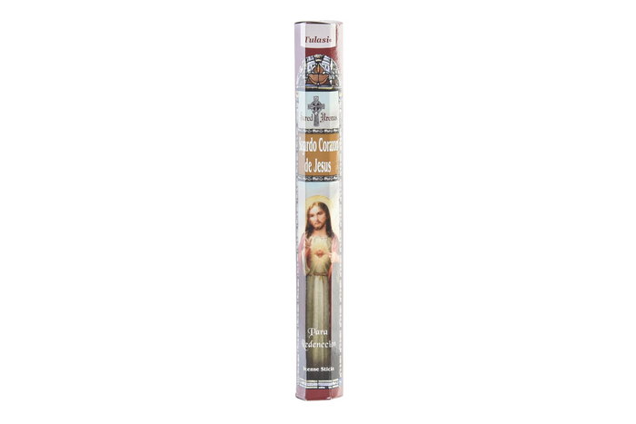 DKD Home Decor Set de 20 Varillas de Incienso Sagrado Corazón Granate