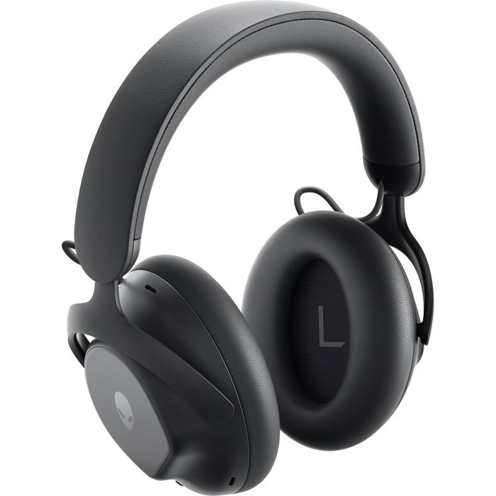 Dell Auriculares Alienware Pro Wireless Gaming Headset Inalámbricos con Bluetooth, ANC, Micrófono Boom con Cancelación de Ruido IA y 75H Autonomía para PC y Consolas