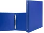 Liderpapel Carpeta 4 Anillas 25 mm Redondas Plástico Folio Color Azul Marino