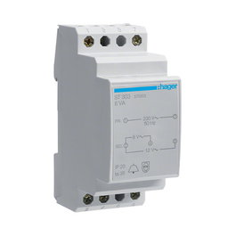 Hager ST303 Transformador de timbre 230V/8V y 12V 8VA 2PLE
