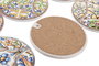 DKD Home Decor Posavasos Azulejos 11x11x0,5 cm Surtidos