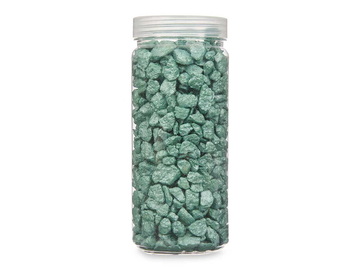 GIFTDECOR Bote de Piedras Decorativas Metalizadas Verde Menta 700g GIFTDECOR Bote de Piedras Decorativas Metalizadas Verde Menta 700g