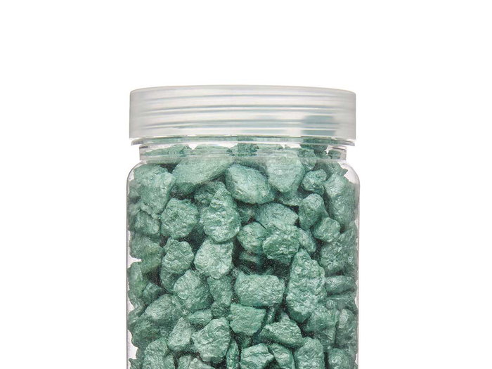 GIFTDECOR Bote de Piedras Decorativas Metalizadas Verde Menta 700g GIFTDECOR Bote de Piedras Decorativas Metalizadas Verde Menta 700g