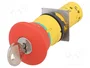 SCHNEIDER ELECTRIC Interruptor de seguridad con llave Harmony XB7 Rojo 22mm
