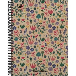 Grafoplás Cuaderno Espiral A4 80 Hojas 90 gr 4x4 Kraft Cartón Reciclado Uninature Holanda