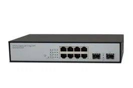 Digitus Switch Gigabit Ethernet 8p RJ-45 + 2 SFP 1U Negro