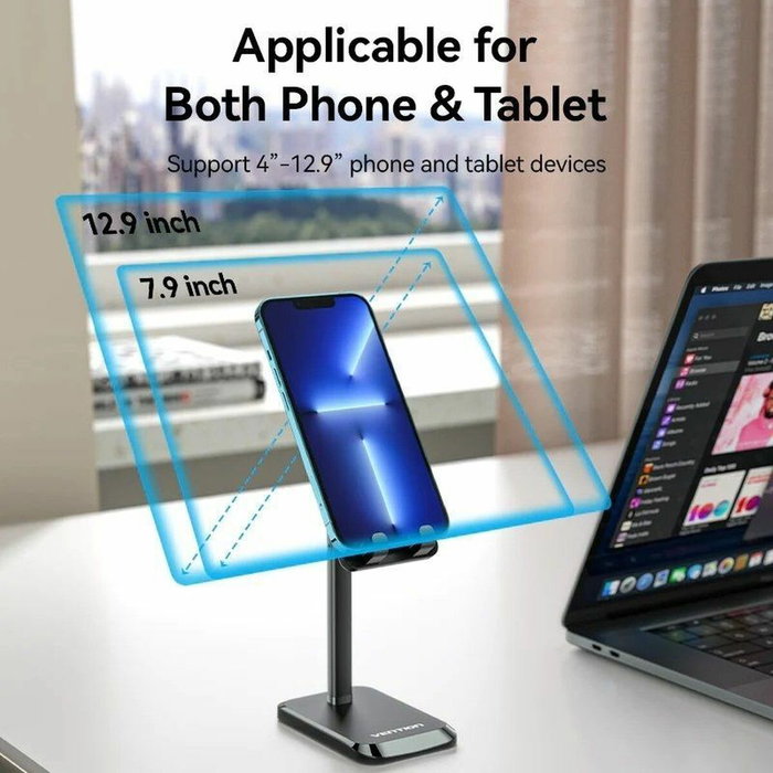 Vention Soporte para Smartphone/Tablet Blanco de 4 a 12.9 Pulgadas