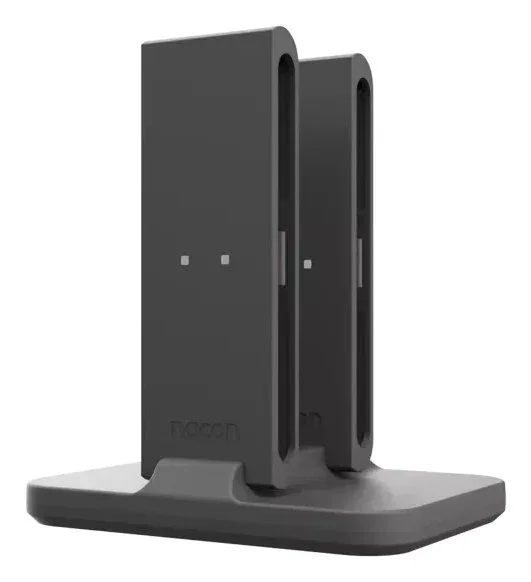 Nacon NA029116 Sistema de Carga para Joy-Con de Nintendo Switch 2 - Negro con Iluminación Azul, Verde, Rojo