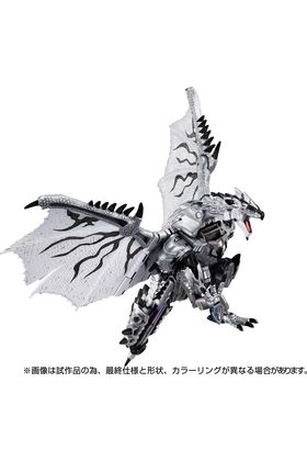 Hasbro Silver Rathalos Prime Figura 13,5 cm Monster Hunter x Transformers