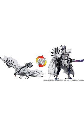 Hasbro Silver Rathalos Prime Figura 13,5 cm Monster Hunter x Transformers
