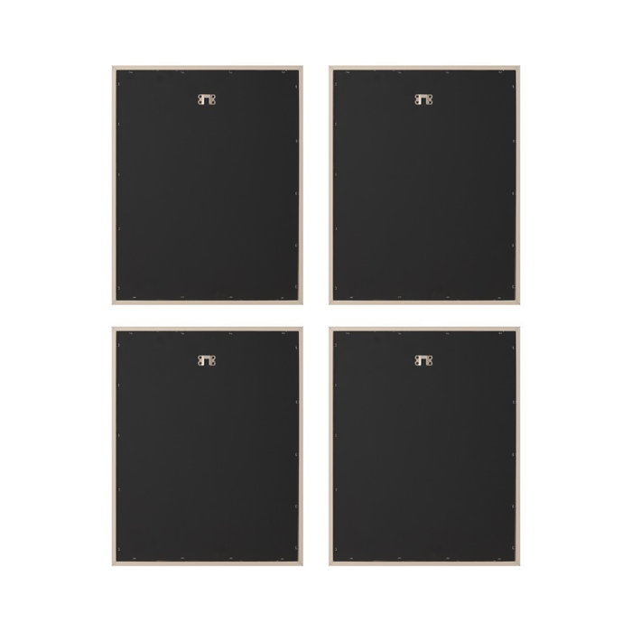 DKD Home Decor Cuadro Cristal PS Abstracto Surtido de 8 Piezas
