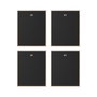 DKD Home Decor Cuadro Cristal PS Abstracto Surtido de 8 Piezas