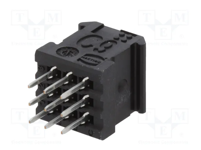 HARTING Conector de datos har-modular® 9 pines hembra recto para PCB HARTING Conector de datos har-modular® 9 pines hembra recto para PCB