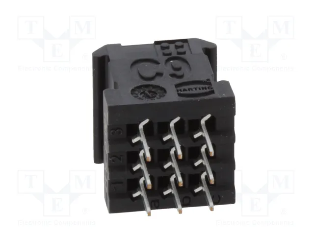 HARTING Conector de datos har-modular® 9 pines hembra recto para PCB HARTING Conector de datos har-modular® 9 pines hembra recto para PCB