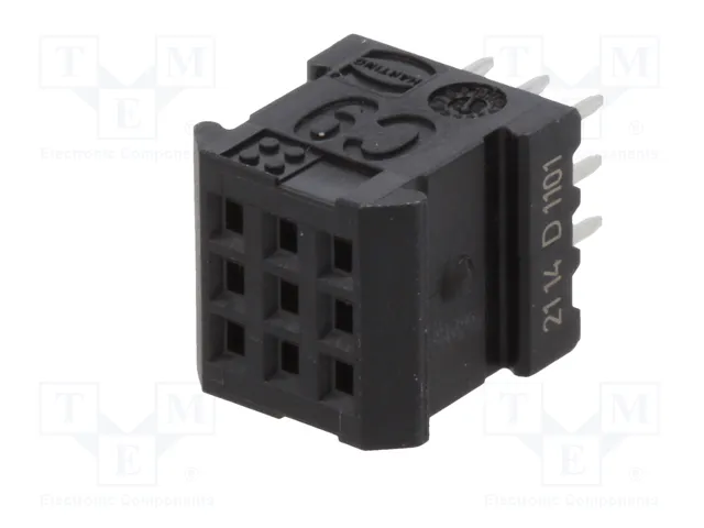 HARTING Conector de datos har-modular® 9 pines hembra recto para PCB HARTING Conector de datos har-modular® 9 pines hembra recto para PCB