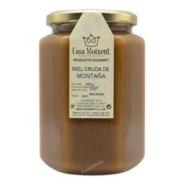 COMO UNA REINA Miel de Montaña Cruda Tarro Hexagonal 1000 g