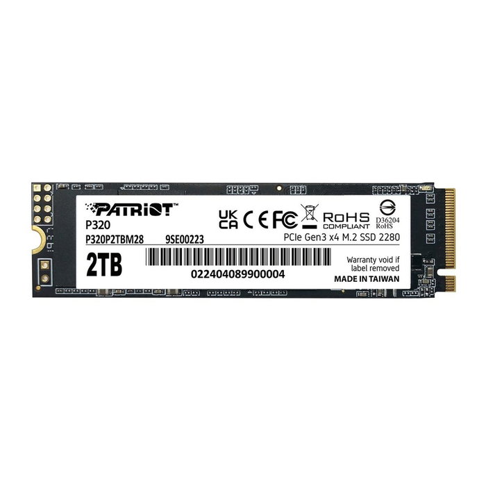 Patriot P320 2 TB M.2 NVMe PCIe 3.0