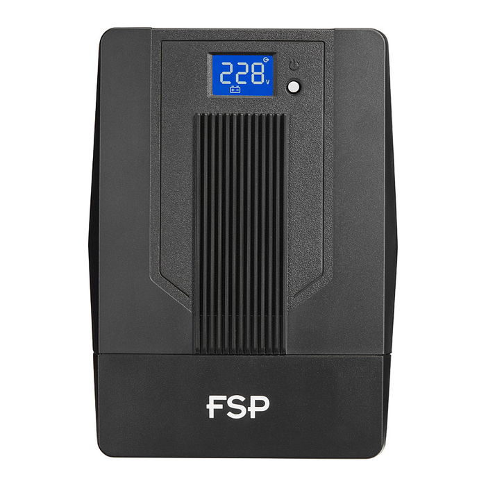 FSP SAI iFP1000, UPS Line-interactive, 1000VA/600W, 2xSCHUKO, 2xIEC, Pantalla LCD, Torre