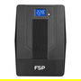 FSP SAI iFP1000, UPS Line-interactive, 1000VA/600W, 2xSCHUKO, 2xIEC, Pantalla LCD, Torre