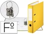 Esselte Archivador de Palanca Folio Lomo 75 mm Rado Amarillo Cartón Forrado PVC