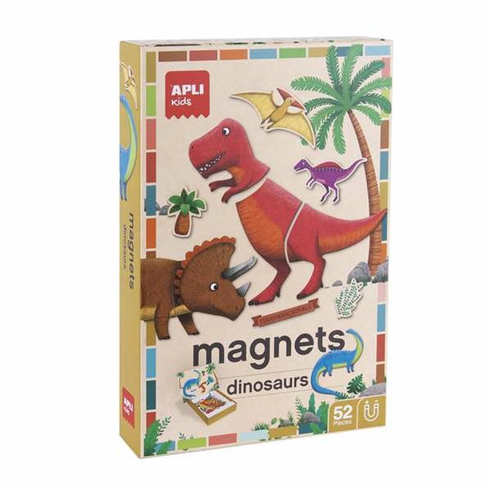 Apli Kids Fun Dinos Puzle Educativo Magnético de 52 Piezas Apli Kids Fun Dinos Puzle Educativo Magnético de 52 Piezas