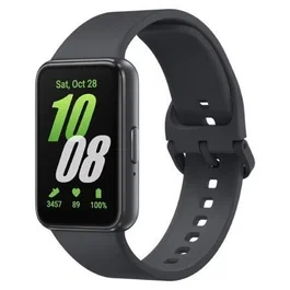 Samsung Smartband Galaxy Fit 3 Gris SM-R390NZAAEUB - Pulsera de Actividad con Pantalla AMOLED de 1.6" y 13 días de Batería