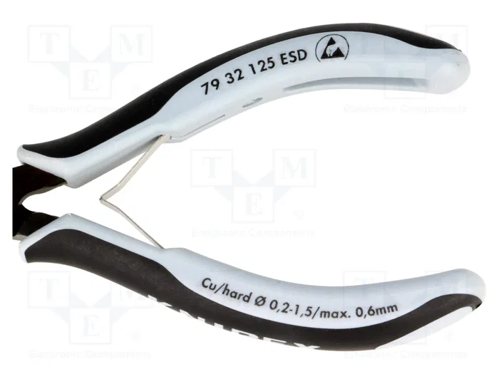 KNIPEX Alicates de corte diagonal de precisión ESD 125 mm