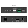 Digitus DS-55349 Receptor IP KVM de fibra HDMI 4K/60Hz Negro