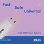 Club 3D Lifestyle Cargador USB-C 30W, 2 unidades, blanco