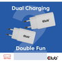 Club 3D Lifestyle Cargador USB-C 30W, 2 unidades, blanco