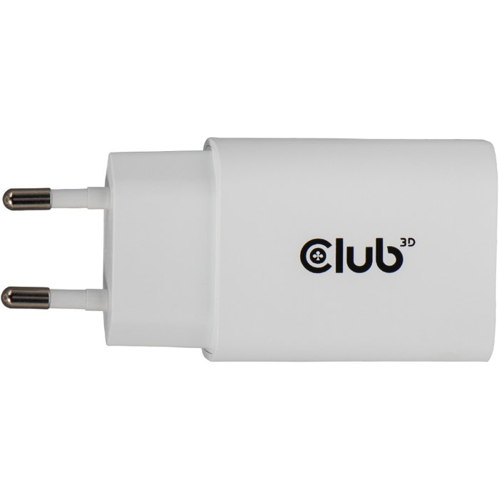 Club 3D Lifestyle Cargador USB-C 30W, 2 unidades, blanco