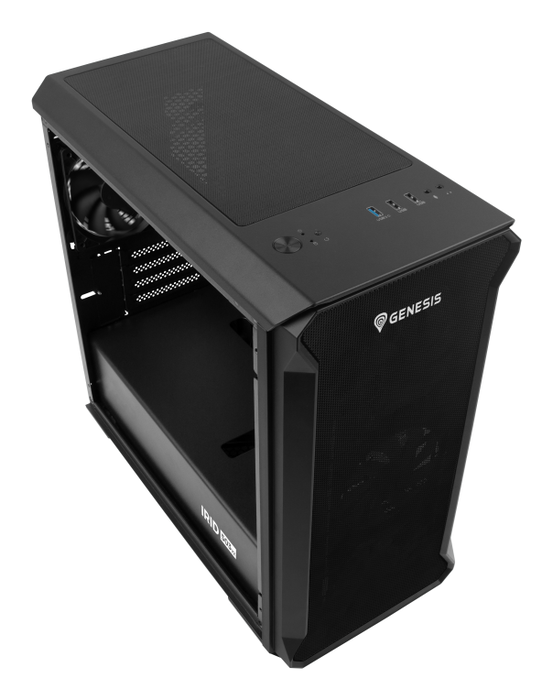GENESIS Irid 503 Micro Torre PC Negro Juego Gaming