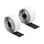 DeLOCK Cinta de gancho y lazo autoadhesiva 5 m x 50 mm negro