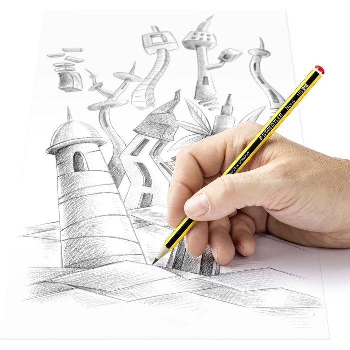 Staedtler Noris 120-4 Lápices de Grafito 2H (Set de 12)